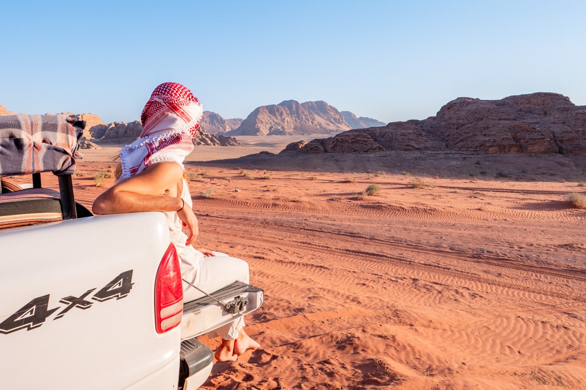 4x4 dans le Wadi Rum