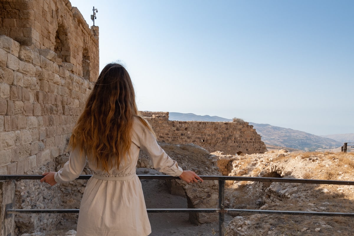 vue à la citadelle de Kerak