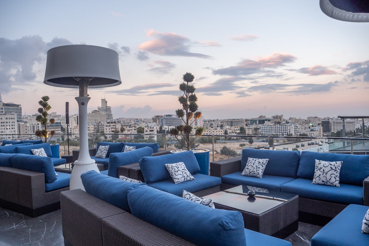 Rooftop dans le quartier d'Abdali